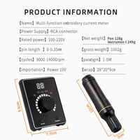 Kit de machine à tatouer professionnelle pour maquillage permanent, stylo électrique professionnel pour microblading, machine PMU pour sourcils, lèvres et eye-liner
