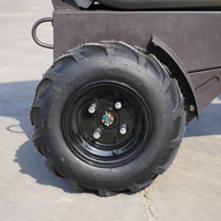 Mini Dumper Elettrico a Quattro Ruote, Compatto e Alimentato a Batteria per Cantieri Edili, Giardinaggio e Uso Agricolo