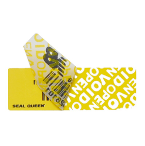 Logo-transfer sticker label voor anti-fraude gebruik, void beveiligingszegels in zilver, rood, blauw, goud en gele kleuren - Product Image 4