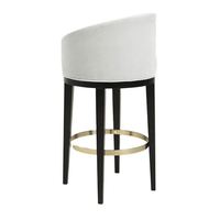 Canapé de salon, mobilier italien importé, luxe nordique moderne, chaise haute de salle à manger en fourrure blanche