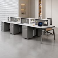 Bureau de direction de haute qualité de 63 pouces, directement de l'usine, grand bureau de direction avec table en aluminium pour le personnel