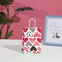 Sacs cadeaux décoratifs pour la Saint-Valentin, fournitures pour fêtes de mariage, sacs cadeaux pour activités festives, sacs en papier pour compagnons de festival