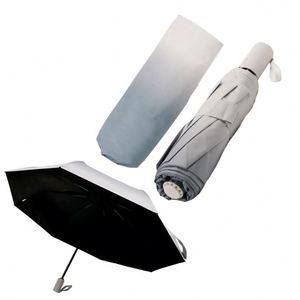 Parapluie de poche automatique pliable promotionnel de haute qualité avec impression de logo - Product Image 1