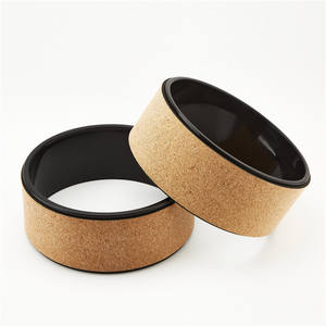 Juego de Ruedas de Yoga de Madera con Logotipo Personalizado, Rueda de Yoga de Corcho Ecológica y Duradera para Ejercicios de Yoga y Pilates - Product Image 3