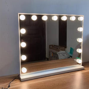 15 ampoules Smart Touch forme carrée 3 couleurs miroir lumineux brillant diamant cristal miroir Hollywood maquillage miroir avec lumières - Product Image 4