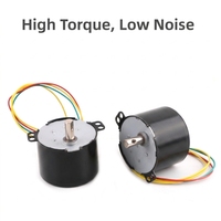 Motor Sinkron Magnet Permanen Fasa Tunggal Sino-pan 50KTYZ 220V AC Operasi Bolak-Balik Maju/Mundur Kecepatan Rendah 6.5W 3