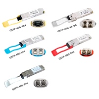 Module SMF MMF SFP 1.25G/10G/25G/40G/100G émetteur-récepteur à fibre optique avec longueurs d'onde 850nm/1310nm/1490nm/1550nm pour réseau