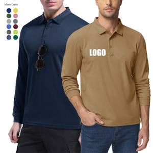 <span class=keywords><strong>Polo</strong></span> a Maniche Lunghe di Alta Qualità con Logo Personalizzato per Uomo, Maglietta <span class=keywords><strong>Polo</strong></span> a Maniche Lunghe in Maglia - Product Image 1