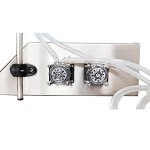 Machine de remplissage péristaltique numérique à double tête, semi-automatique, 220V, pour bouteilles de liquides et d'huiles, avec pompe et entraînement électrique - Product Image 2