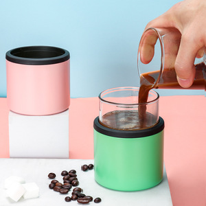 Stainless Steel Tumbler Double Wall <b>Insulated</b> Coffee Cup Portable Travel <b>Mug</b> With Lid 350Ml Green Pink Color Options - Product Image 1