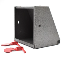 Accessoires de chasse, cible tournante pour tir, piège à billes, 14 cm, 2 pièces, piège à billes BBS, cible tournante en métal