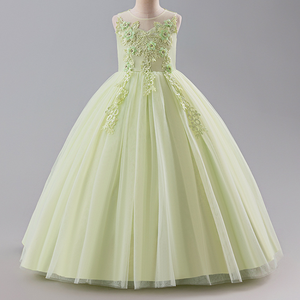 Di alta qualità per bambini nuova ragazza <span class=keywords><strong>elegante</strong></span> formale bambino festa di compleanno <span class=keywords><strong>vestito</strong></span> moda ragazza fiore abito da sposa carino - Product Image 6