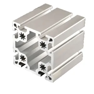Высококачественные промышленные алюминиевые профили 100x100 В слот 8 мм 10 мм для линии сборки рамы квадратные профили из алюминиевого сплава