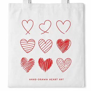 Sac fourre-tout en toile de coton 100 % naturel à faible MOQ, motif personnalisé, vente en gros pour les trajets quotidiens, les voyages et le rangement - Product Image 6