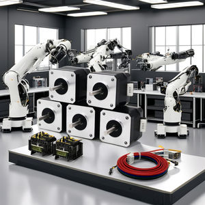 Venta flash de fábrica Motor paso a paso híbrido de precisión <span class=keywords><strong>Nema</strong></span> <span class=keywords><strong>17</strong></span> <span class=keywords><strong>40MM</strong></span> 38MM alto par para máquina CNC DC Power - Product Image 2