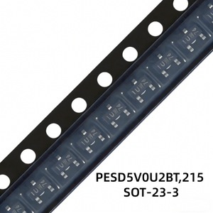 PESD5V0U2BT 215 SOT-23 ไดโอดป้องกันไฟฟ้าสถิตแบบสองทิศทาง 3 ขา ไดโอดอาร์เรย์ TVS ไดโอดแบบติดตั้งบนพื้นผิว - Product Image 3