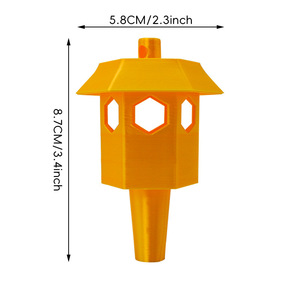 Piège à guêpes et abeilles réutilisable en plastique solide pour vergers et jardins potagers – L'outil efficace de lutte contre les insectes et les animaux nuisibles pour la gestion des ravageurs - Product Image 6