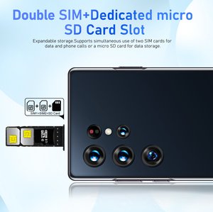 100% originale 7.3 pollici Drop Screen telefono cellulare Android 16GB + 1TB campione gratuito telefoni cellulari con fotocamera - Product Image 6