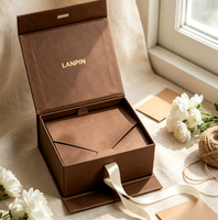 Boîte Cadeau Magnétique de Luxe Personnalisable avec Logo, Emballage Rigide Écologique en Papier, Dorure à Chaud, Doublure Éponge Sûre pour Aliments