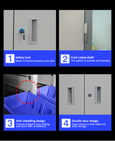 LEADLOONG - Archivador Metálico Resistente con 100 Cajones, 700*280*1280 mm, Organizador para Herramientas, Joyas, Piezas de Garaje, para Sala de Estar