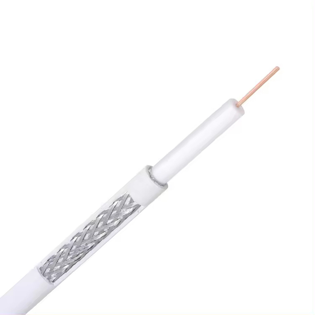 High Quality Low Price Customized 75 Ohm 100M 305M RG6 Coaxial Cable with PVC Jacket for CCTV Camera and Satellite TV