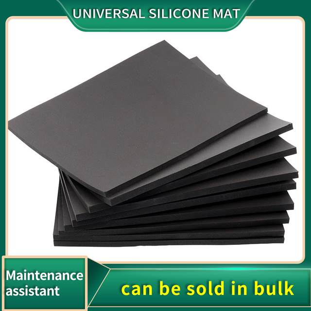 Universal Silicone Mat Super Soft 25x20cm OCA Vacuum Lamination Machine Rubber Mat LCD OLED Screen Repair Tool Black Sponge Pad