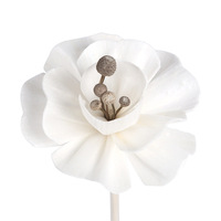 5cm Sola bois fleur bâton diffuseur fleurs personnalisées avec corde de coton pour huile parfumée naturel roseau Diiffuser accessoires