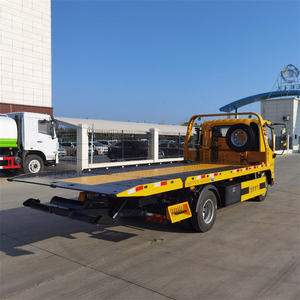 Prix d'usine Vente Camions 7 tonnes Remorquage Camion <span class=keywords><strong>de</strong></span> récupération diesel Dépanneuse à plat diesel à transmission manuelle - Product Image 3