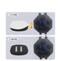 TRYALL Machine de boxe murale électrique pour la maison, kit d'entraînement pour adultes, coussinets de frappe, pratique du Taekwondo, cuir durable
