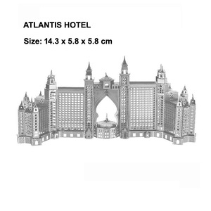 Rompecabezas 3D de Metal de la Serie de Monumentos, Notre Dame, Castillo de la Bella Durmiente y Pantheon de Roma, Juguete de Bricolaje, 51-100 Piezas, Modelo de Colección de 5 Estrellas - Product Image 6