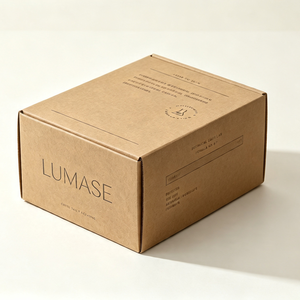 Self-locking Kraft Corrugated Mailer <b>Box</b> with Matt Lamination and Custom Logo for Cosmetic & Skincare Industries - Product Image 2