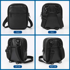 Bolso de cinturón a cuadros de lujo de cuero Pu personalizado, bandolera cruzada de fieltro, tira de pierna pequeña, bolso de hombro para hombre y mujer, bolsos de pecho para mujer - Product Image 3