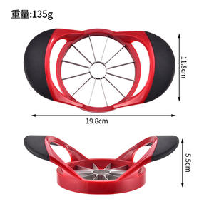 Cortador de manzanas de acero inoxidable, cortador de frutas de 12 rebanadas, herramienta de cocina para cortar peras y manzanas - Product Image 4