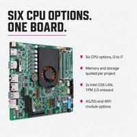 Carte mère industrielle Intel 12e et 13e génération Alder Raptor Lake 6x COM RS232 RS485 2x Intel I226 LAN HD 2.0 DP LVDS EDP DC 12-19V