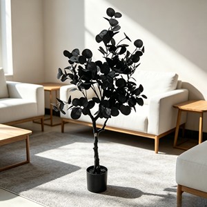 Wholesale <b>Artificial</b> Eucalyptus Leaves Garland Greenery Plant for Home Office Shelf Wedding Party Decor - Product Image 5