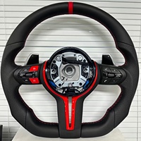 Volant de voiture en cuir adapté aux modèles BMW F10 F30 F01 F16 F20 F36 F22 F31M3 F80 M4 M6 X5 F15 E70 E71E83 E90 E60 E91