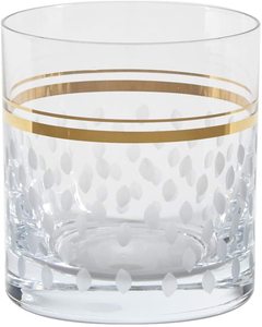 6 verres à whisky faits à la main, peints en <span class=keywords><strong>or</strong></span> véritable, garniture <span class=keywords><strong>d</strong></span>étachable tondeuse à la main, motif de gouttes, 12 tons - Product Image 1