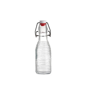 Único 278ml 9,2 oz Patrón circular Texturizado Super Flint Glass Easy Open End Botellas Claro Elegante DIY Artesanía Vacío - Product Image 1