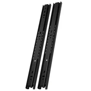 YABELY 35mm meubles de bureau extension unique simple Mini glissière de tiroir à roulement à billes/canal télescopique pour armoire à tiroirs - Product Image 1