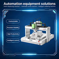 Distributeur de colle de table à double caméra, machine de distribution automatique à double plateforme personnalisable haute productivité