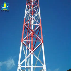 60 متر CDMA GSM LTE UMTS WIMAX WLAN واي فاي التلفزيون هوائي الاتصالات برج الصلب للشركات الصغيرة