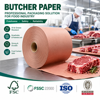 Rouleaux géants de papier d'emballage pour viande de 5000m et 10000m, papier de boucher pour barbecue, vente en gros B2B uniquement
