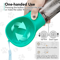 Offre Spéciale mangeoire Portable 4 en 1 pour voyage en plein air, bol pour chien et chat, bouteille d'eau pour chien avec récipient à nourriture
