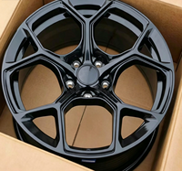 BEST WHEEL Nouvelle jante 17x9 7.5J/8.5J 112mm PCD ET30 en aluminium poli moulé, multi-rayons, pour retrofit/amélioration, garantie 5 ans, lot de 4