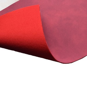 หนัง PU สีพื้น ผิวสัมผัสแบบทอ ขัดเงา สำหรับทำกระเป๋าถือ กระเป๋าสะพาย และกระเป๋าโท้ท - Product Image 4