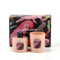 Groothandel Custom Geur Grote Goedkope Mini Glas 50G 50Ml Geurkaarsen En Reed Diffuser Cadeau Set