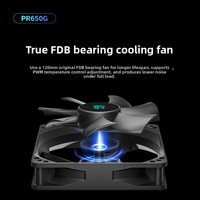 Alimentation électrique Deepcool Pr650g 650w Ape Universe à branchement frontal, certifiée Or, entièrement modulaire, alimentation ATX3.1