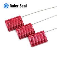 Scellé de câble en alliage d'aluminium haute résistance à la traction, numéros marqués au laser pour applications d'emballage de conteneurs et de remorques