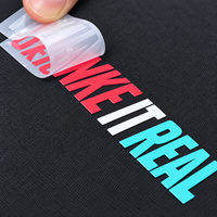 Étiquettes de vêtements en silicone 3D surélevées personnalisées, logo incurvé, transfert thermique, patchs à repasser pour sweats à capuche