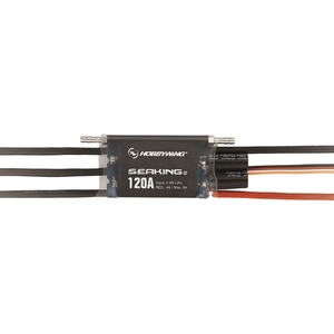Hobbywing 120A <span class=keywords><strong>ESC</strong></span> 30302361 Étanche 2-6S pour RC ECO Mono1 Compétition 100cm HV BEC intégré Mise à niveau sans fil - Product Image 1